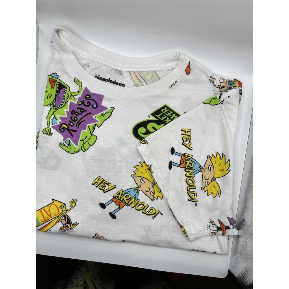 Nickelodeon Hey Arnold T-Shirt All‎ Characters - Size Large